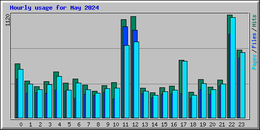 Hourly usage for May 2024